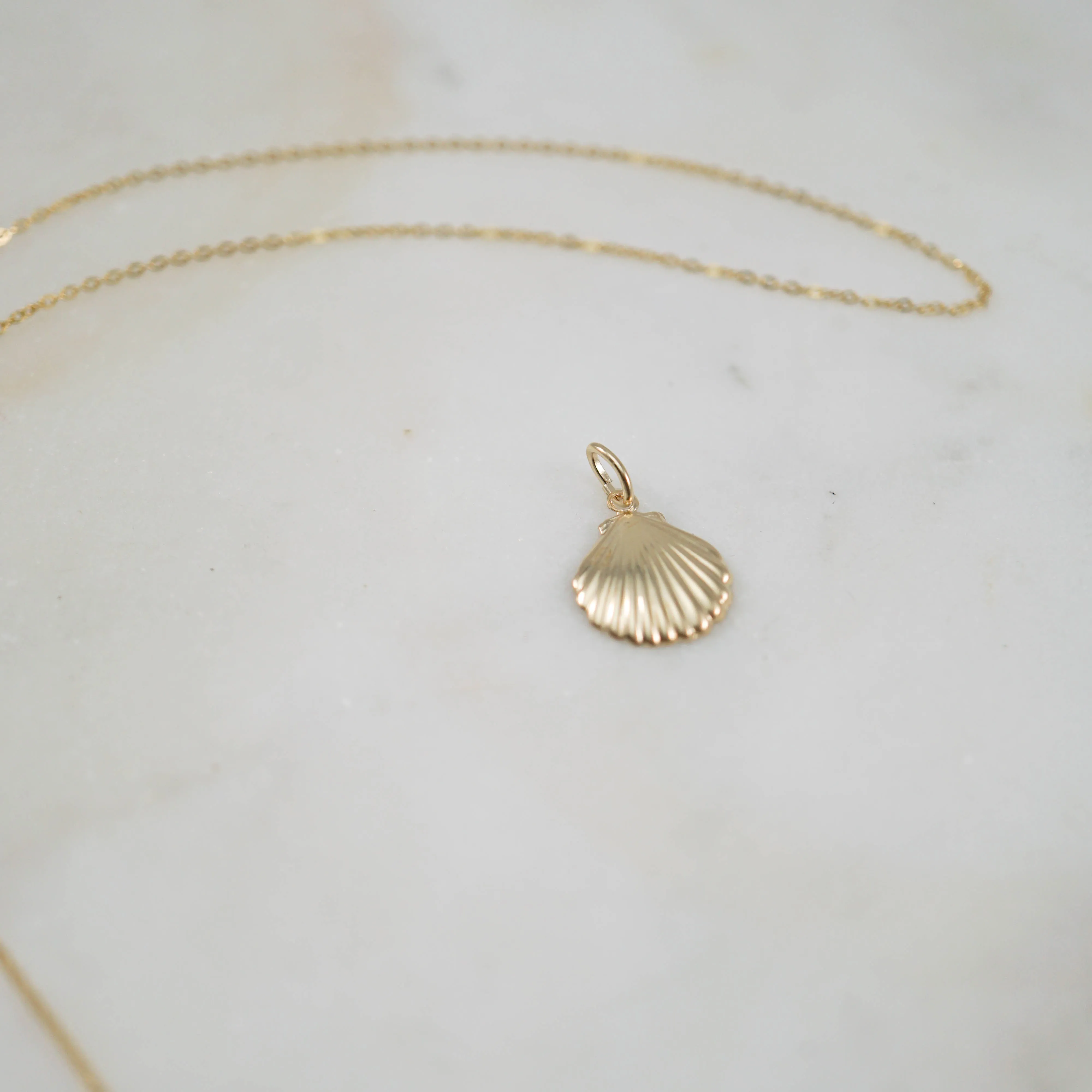 14kt Shell Charm