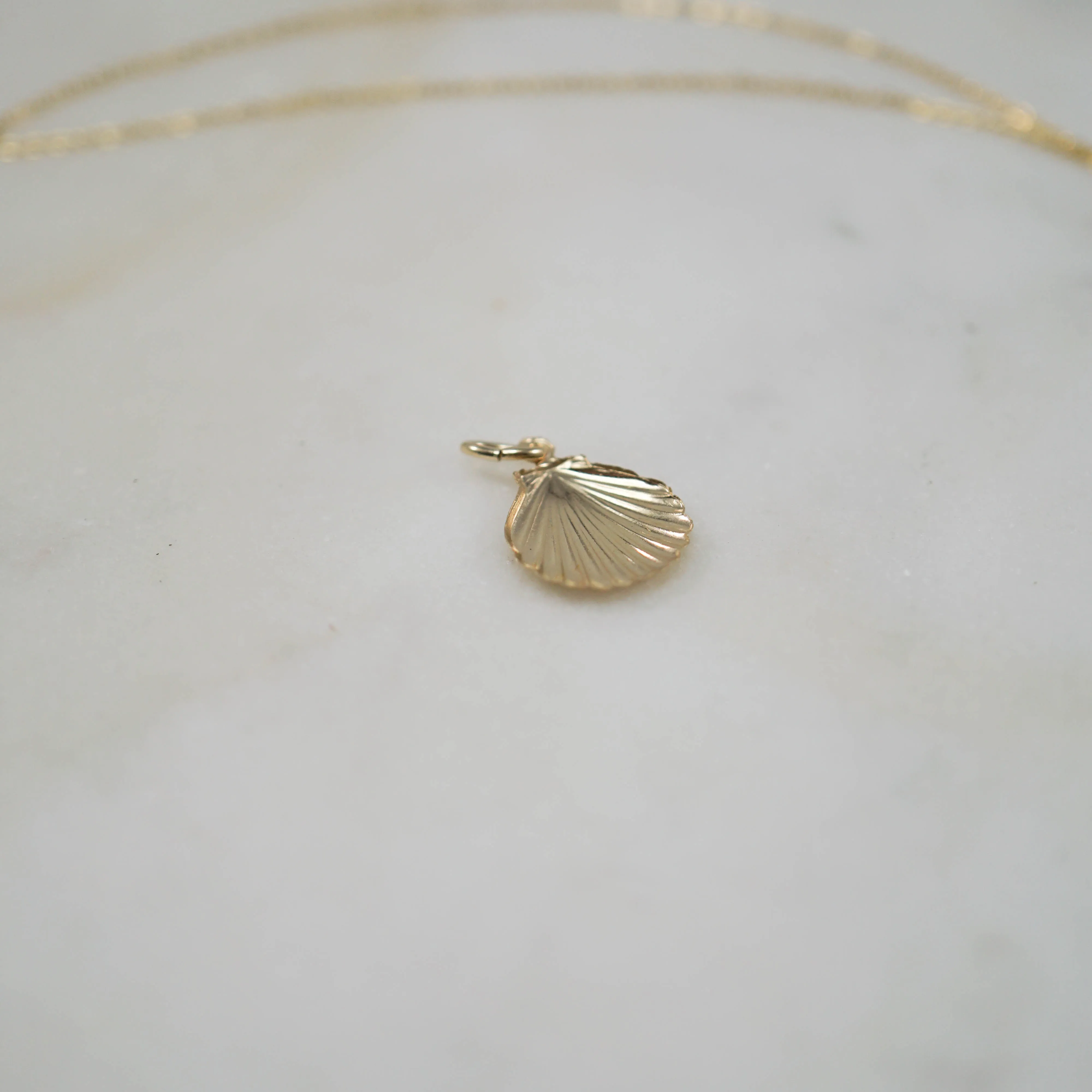 14kt Shell Charm