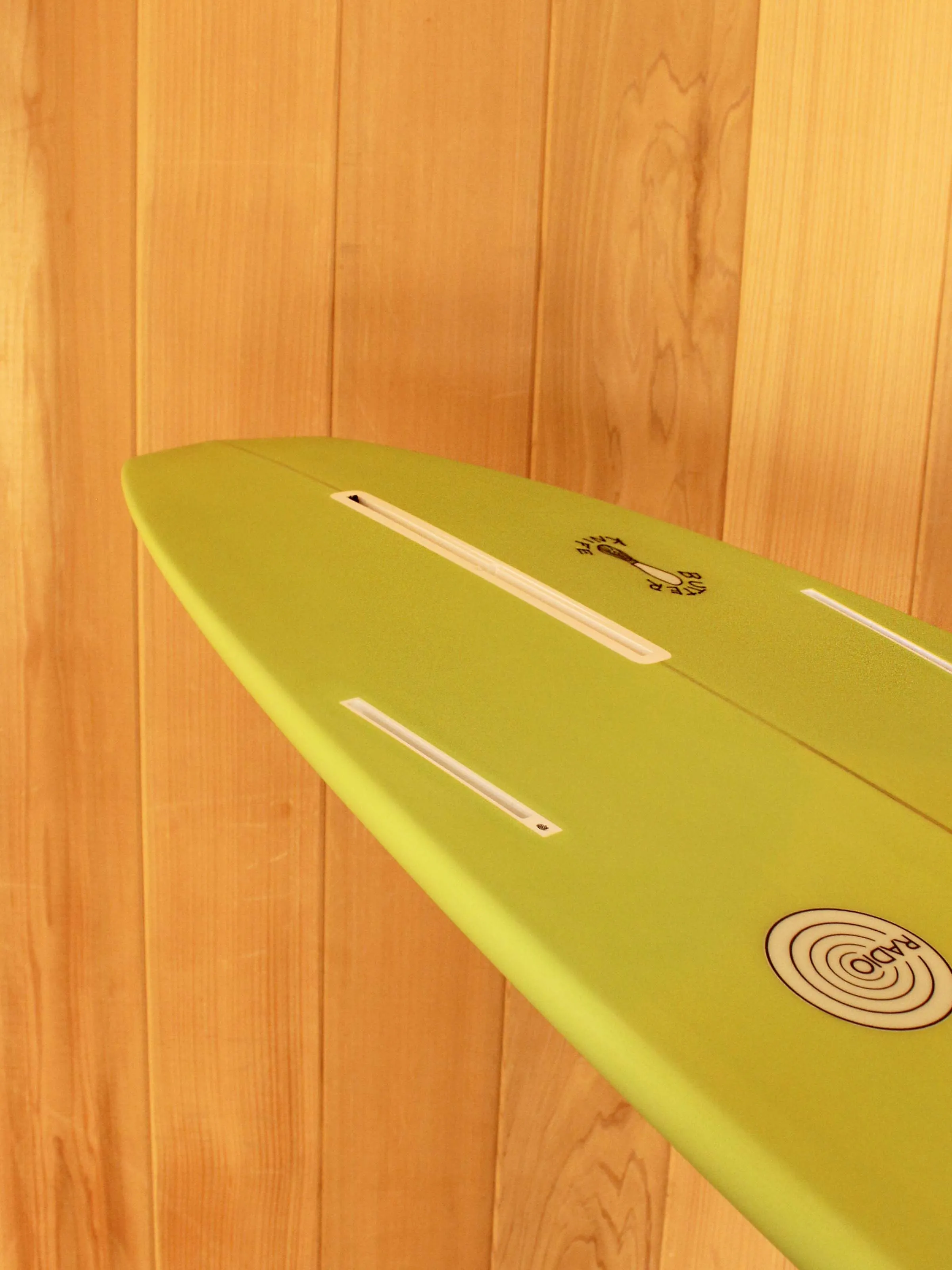 7'0 Radio Diamond Tail Egg 2+1 - Lime Green