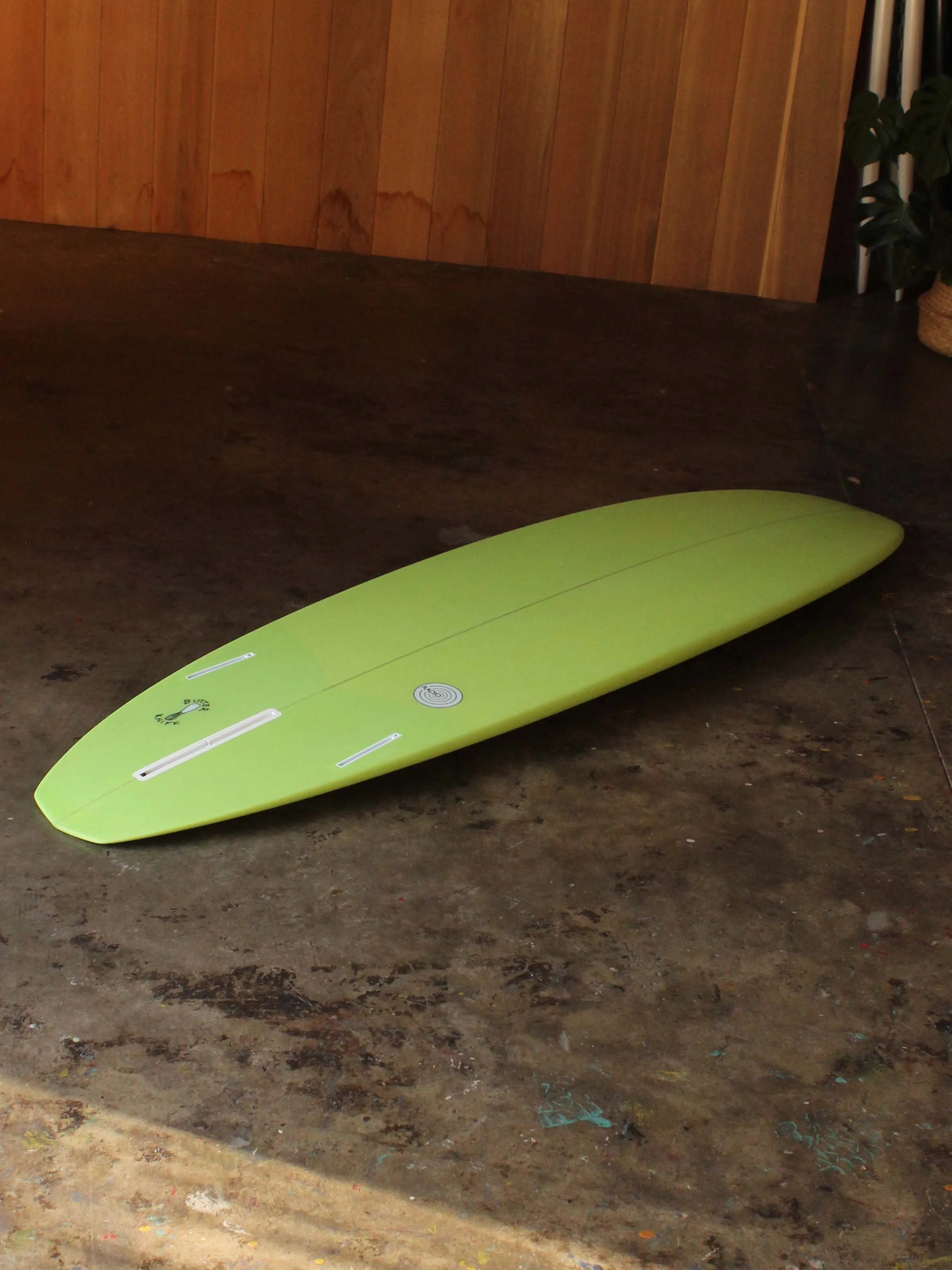 7'0 Radio Diamond Tail Egg 2+1 - Lime Green