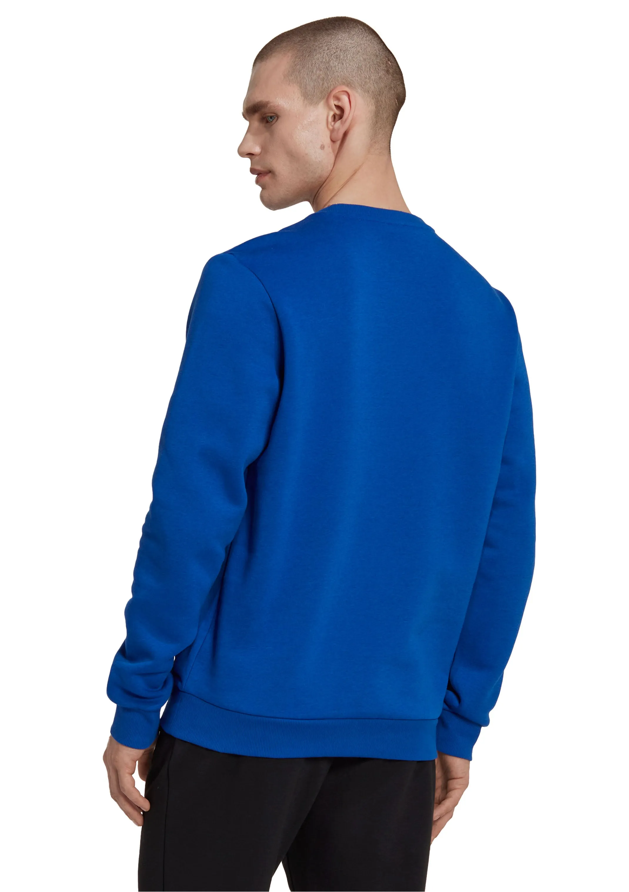 Adidas Mens Big Logo Sweatshirt Blue  HL2299