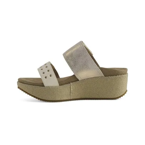 Aetrex Mallory White Sandal for Women