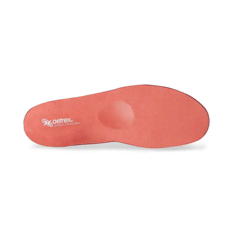 AETREX PREMIUM MEMORY FOAM POSTED ORTHOTICS W/ METATARSAL SUPPORT  WOMEN'S