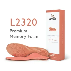 AETREX PREMIUM MEMORY FOAM POSTED ORTHOTICS WOMEN'S