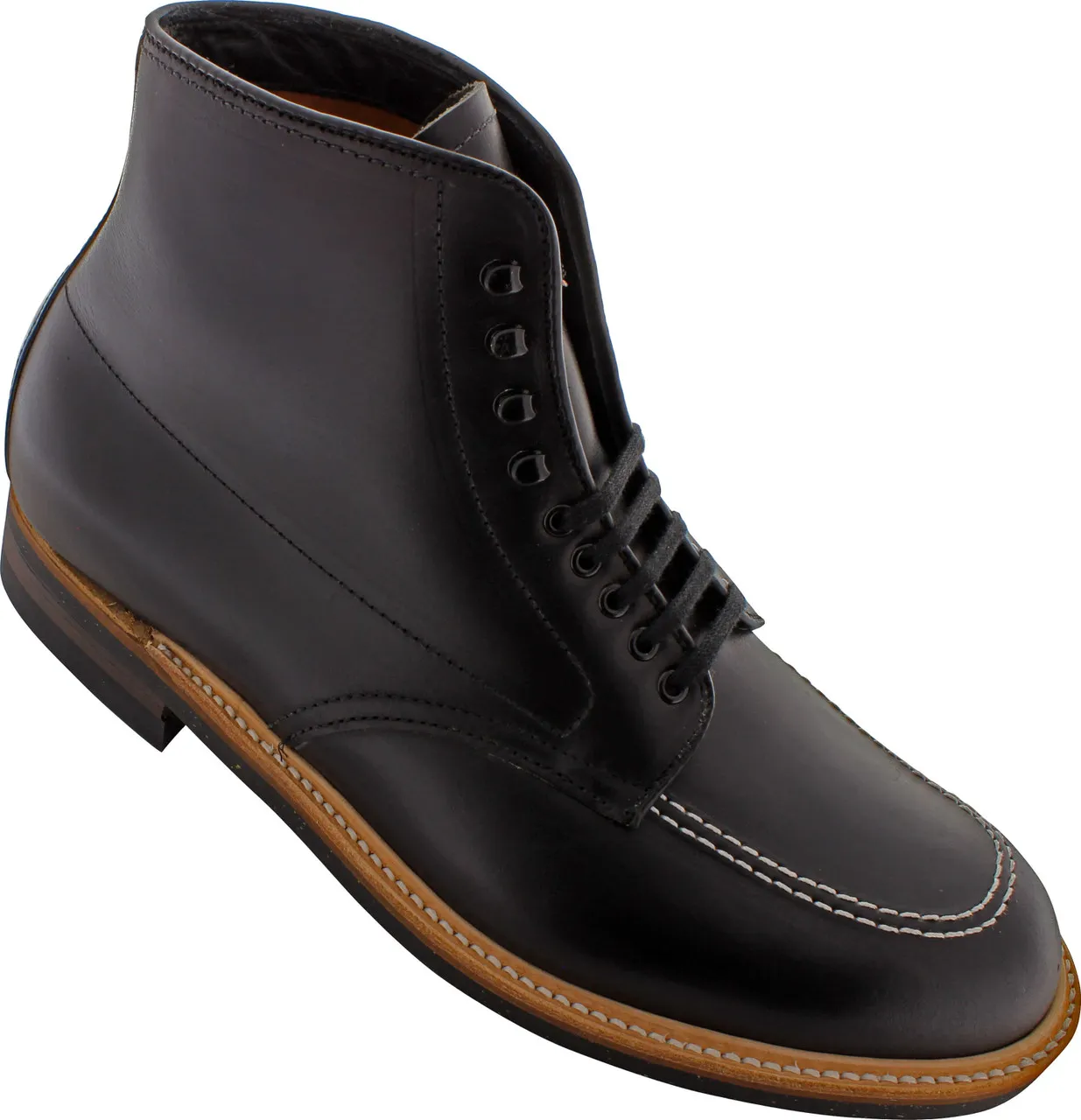 Alden 401 Indy Boot - Iconic Alden Indy Boot - Black-White Stitch