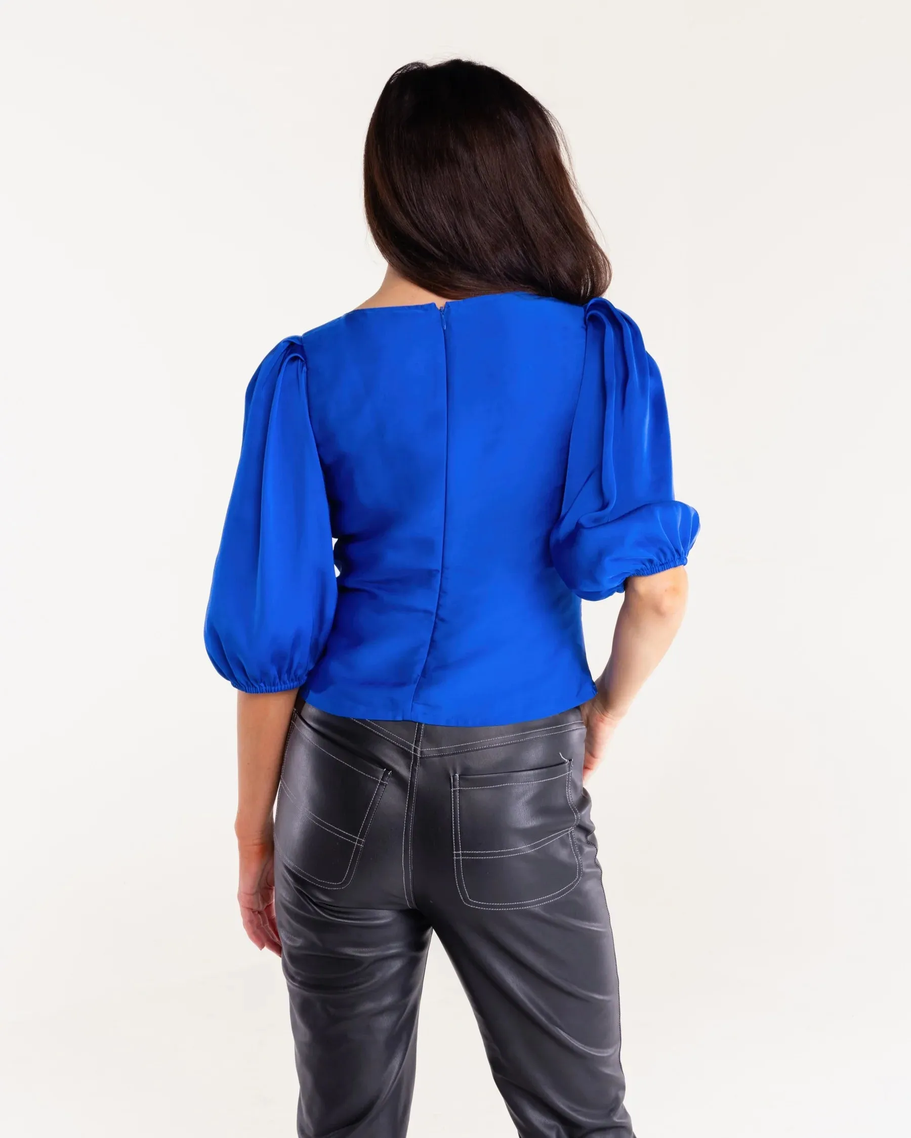 Alden Adair Cat Top - Cobalt