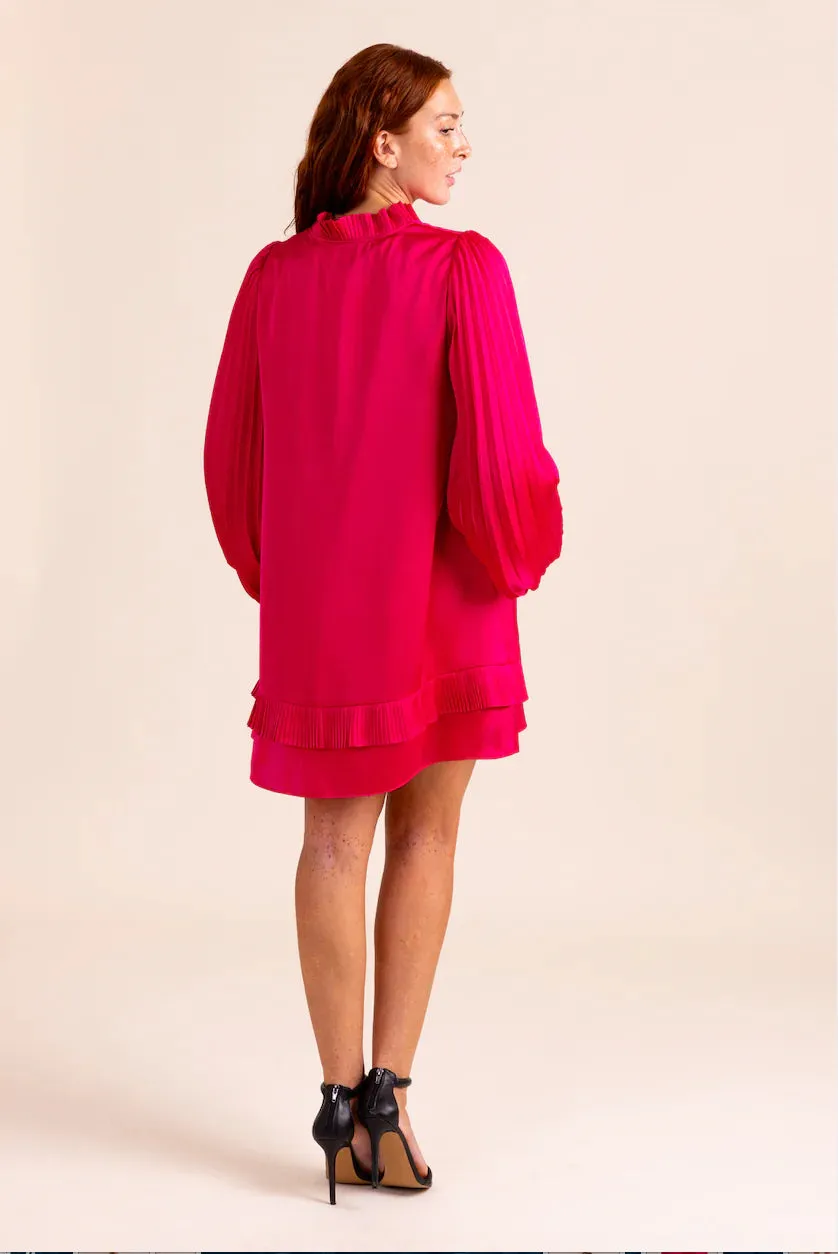 Alden Adair Liza Dress - Neon Pink