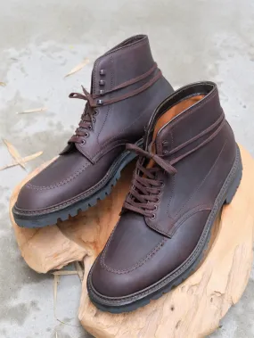 Alden Indy Boots in Dark Brown Kudu