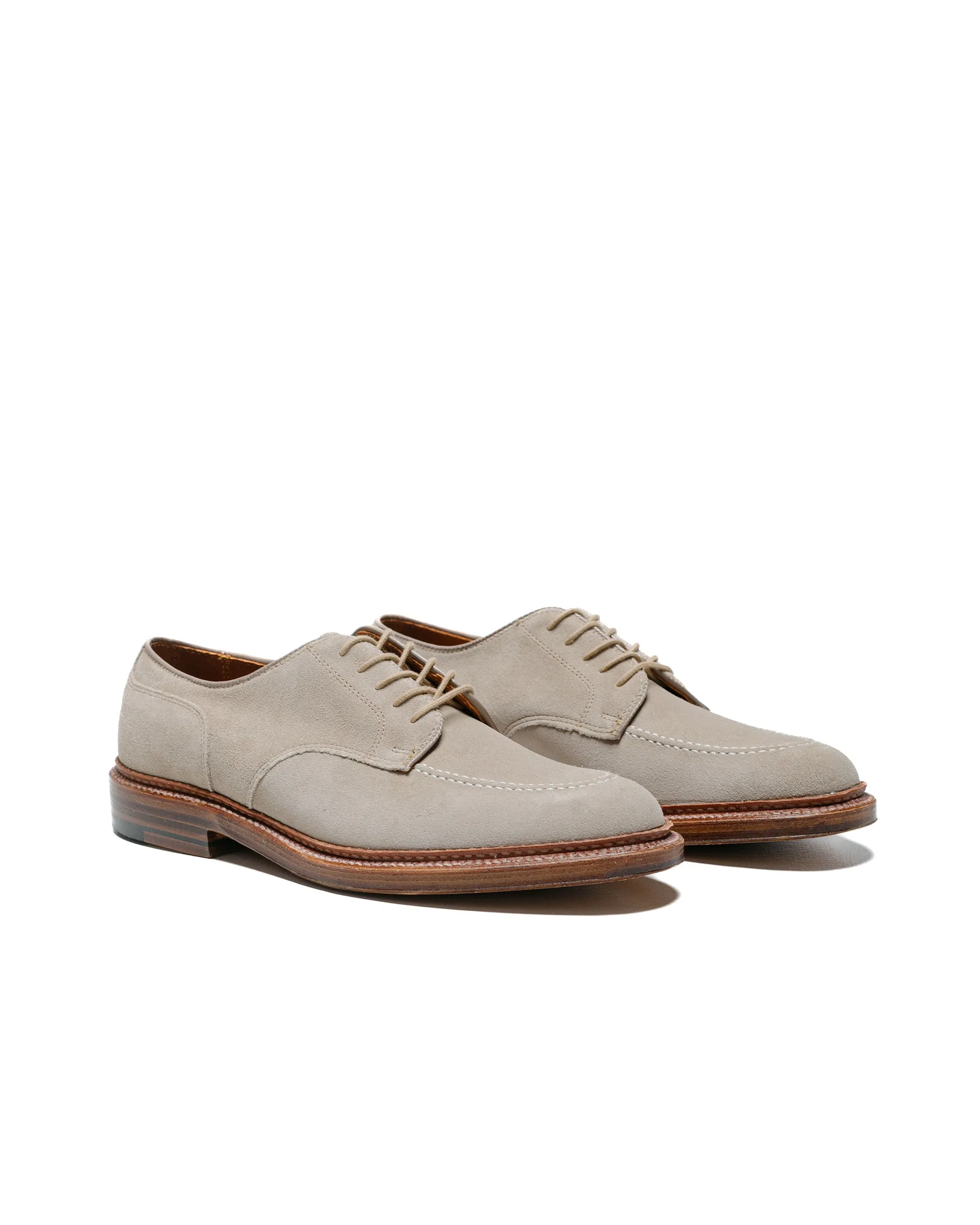 Alden Mocc Toe Blucher Milkshake Suede 24088