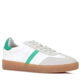 Alfie Evie Cream White Green Aloha