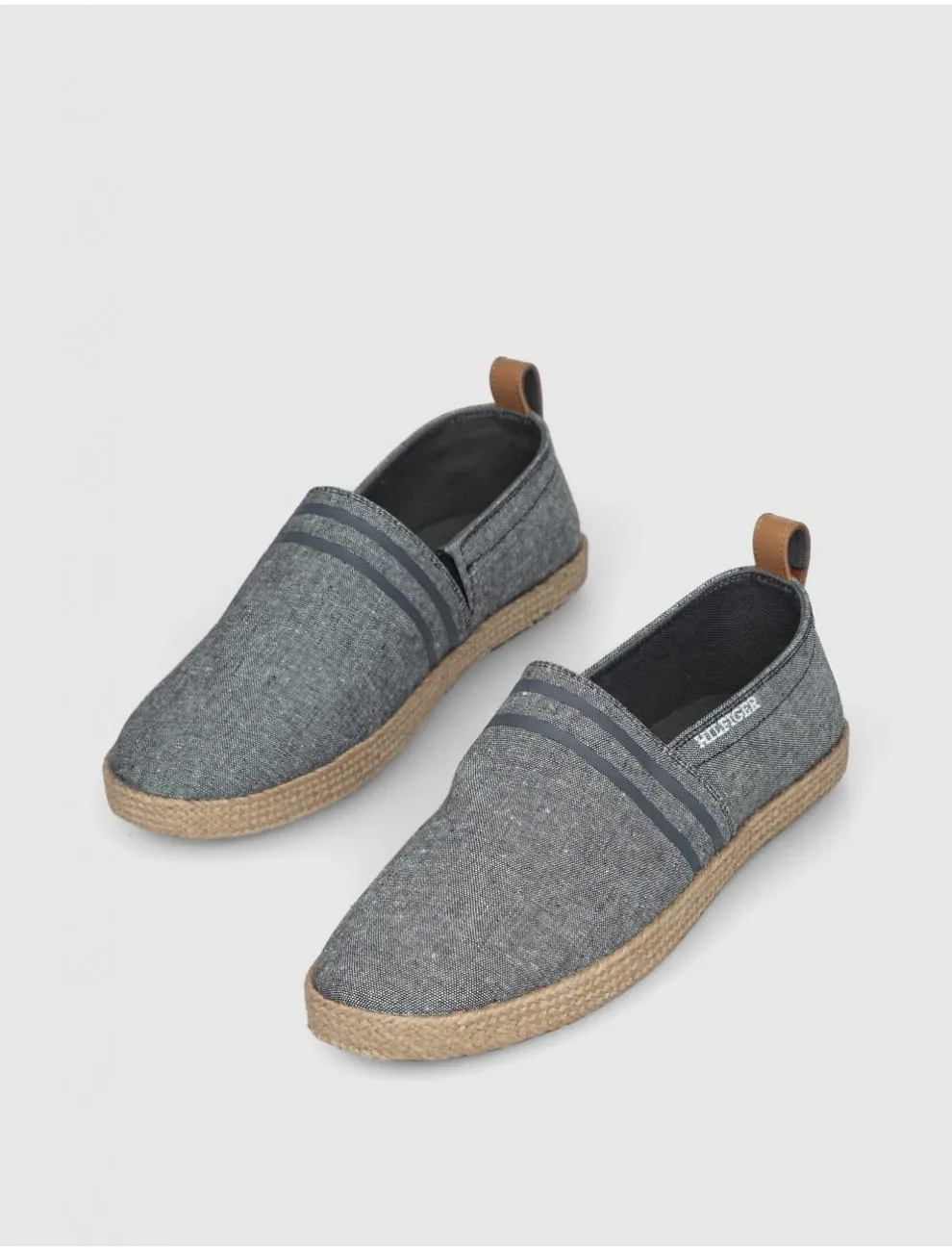 Alpargata Tommy Hilfiger Hilfiger Espadrille C Chambray Gris