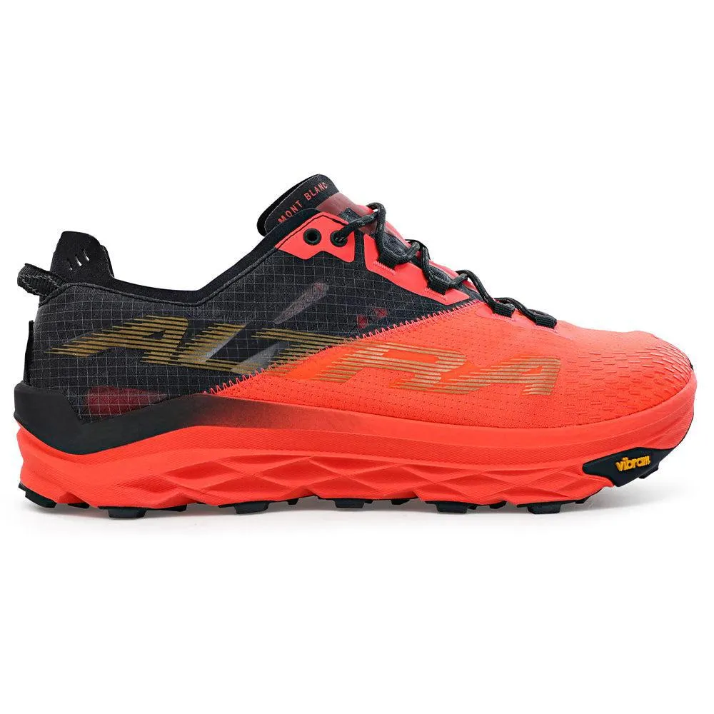 Altra Mont Blanc Men's Shoes, Coral/Black, Size 9