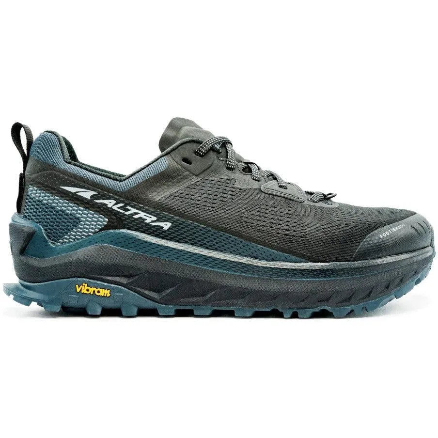 Altra Olympus 4 Men's Running Shoes, Black/Steel, Size 11.5 D Medium