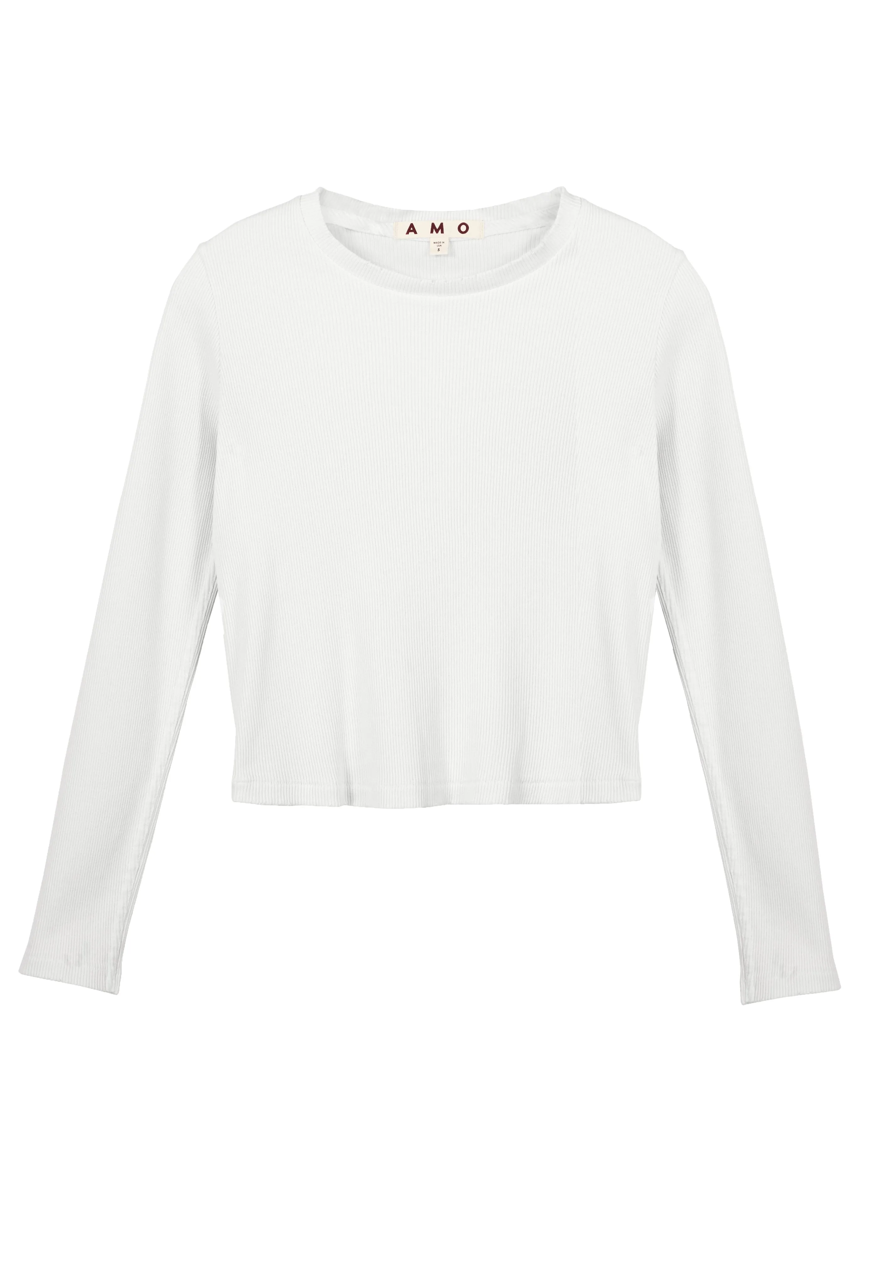 AMO Babe Long Sleeve Rib Tee