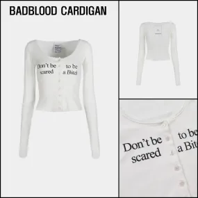 BADBLOOD  |Casual Style Street Style Formal Style  Logo Cardigans