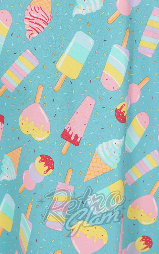 Banned Ice Cream Heart Back Swing Dress