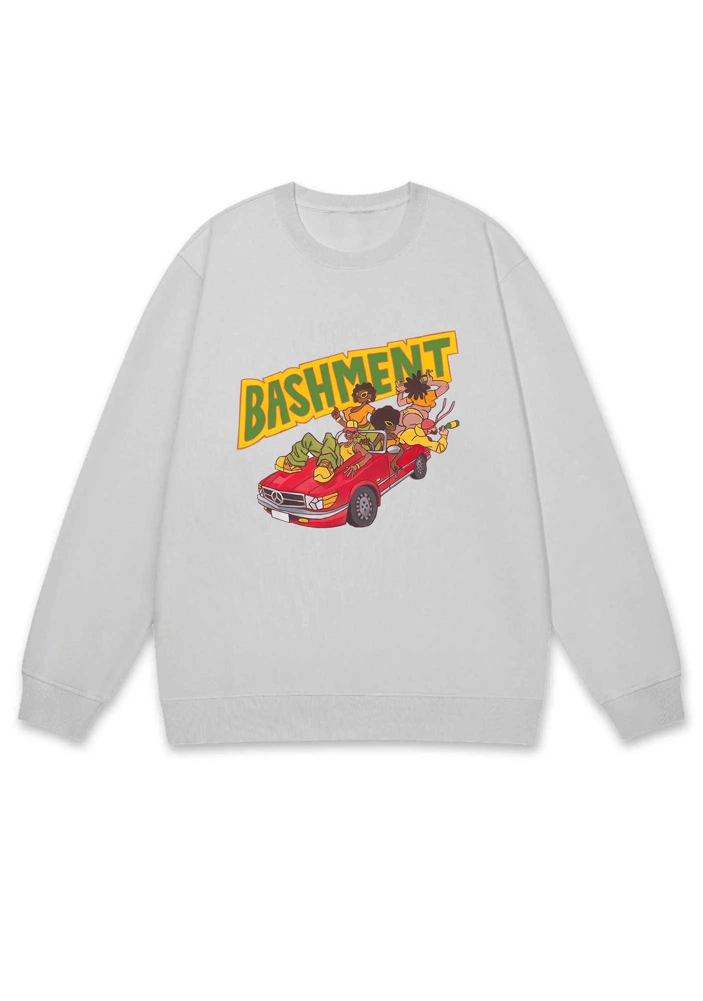 Bashment Red Car Y2K Sweatshirt