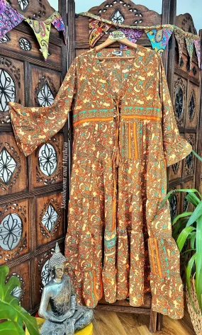 BEAUTIFUL MANGO PORTOBELLO ROAD DRESS / FREE SIZE (496)