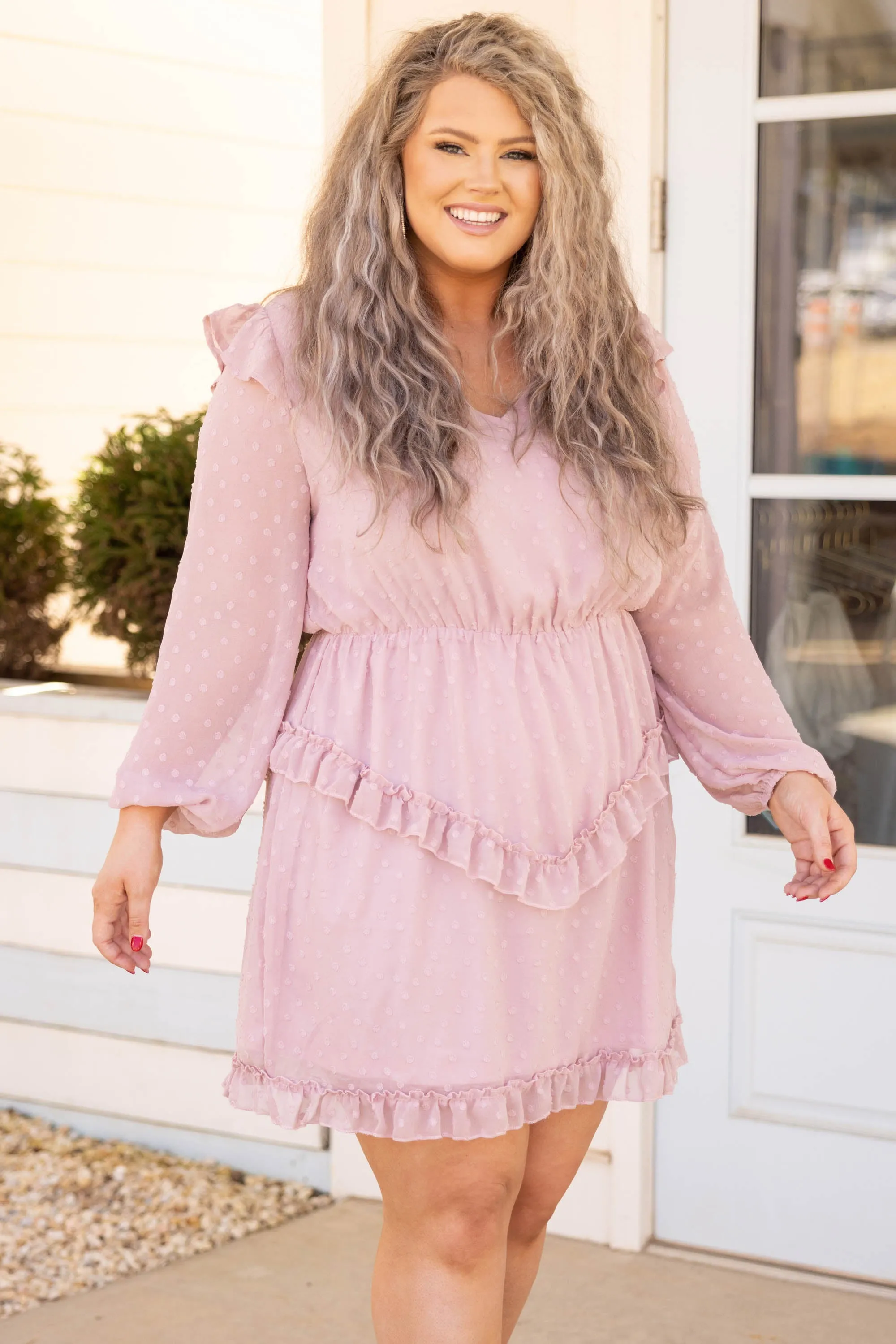 Beautiful Ones Dress, Dusty Pink