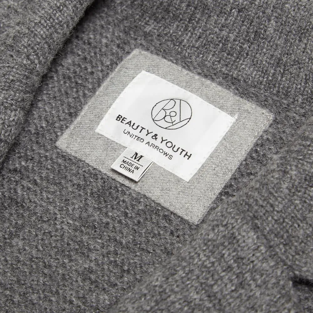 Beauty & Youth Air Yarn Wool Knit JacketMedium Grey