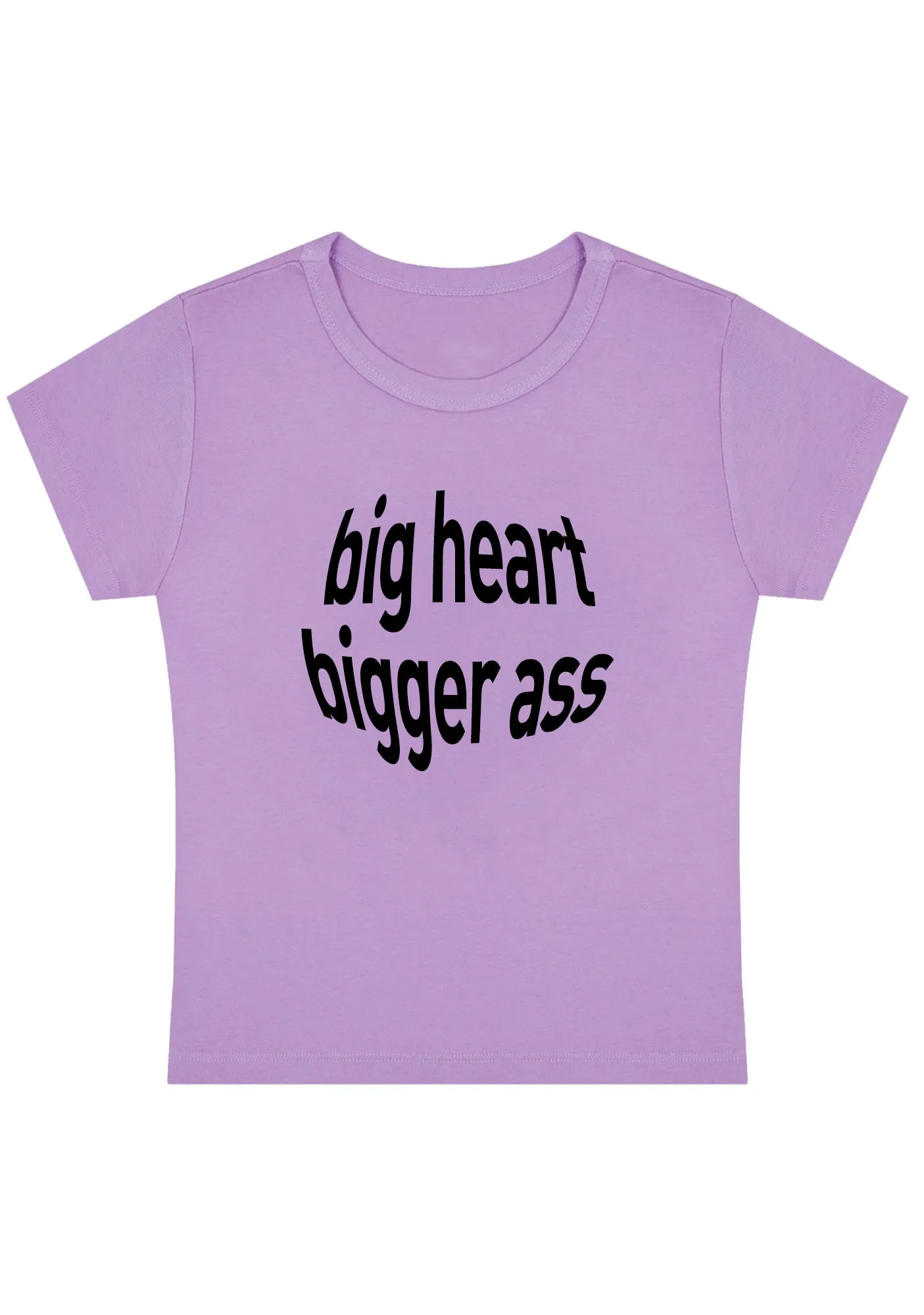 Big Heart Bigger Y2K Baby Tee