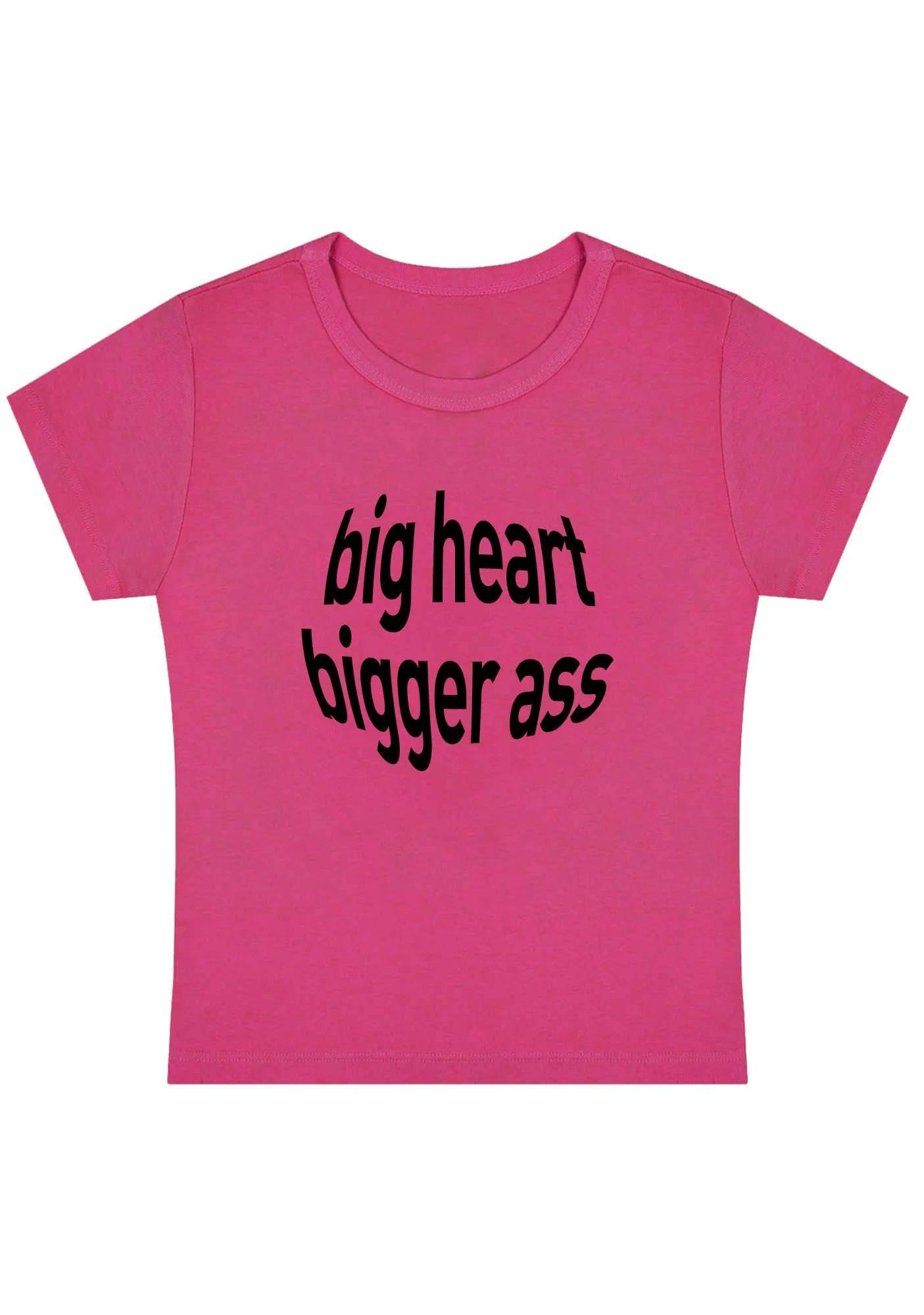 Big Heart Bigger Y2K Baby Tee