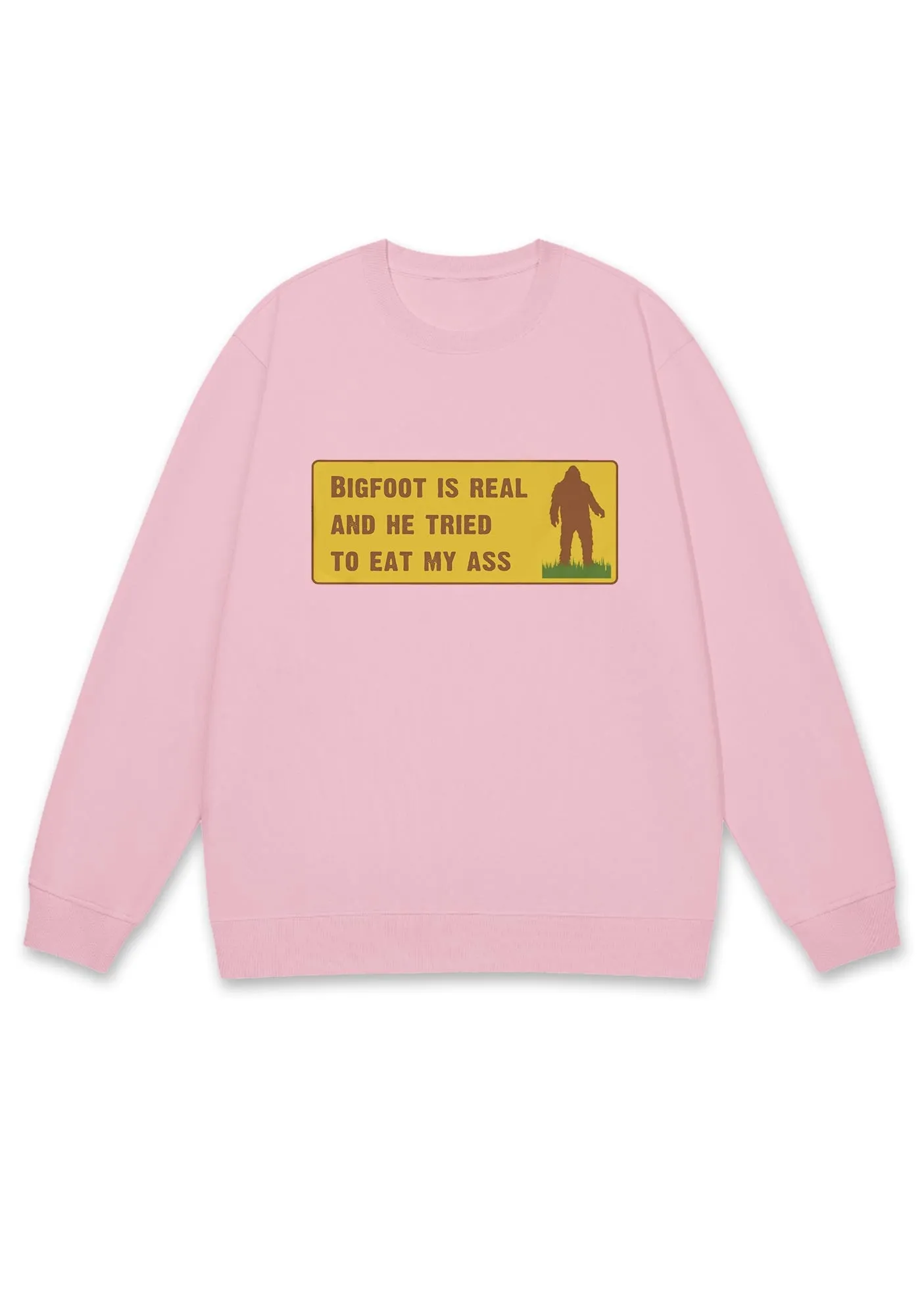 Bigfoot Is Real Y2K Sweatshirt