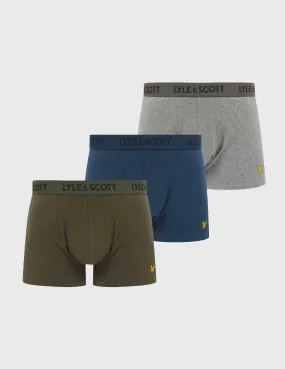 Calzoncillos Lyle & Scott Barclay - Pack 3 Trunk