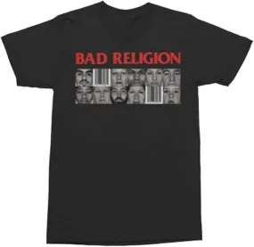 Camiseta Bad Religion Gris Race Slim Fit para hombre