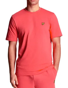 Camiseta Lyle Scott rosa fucsia para hombre