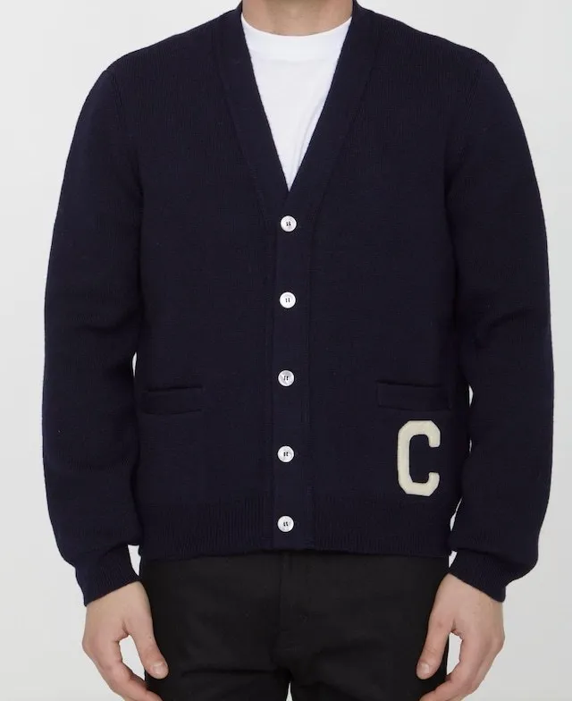 CELINE  |Wool Street Style Logo V-neck & Crew neck