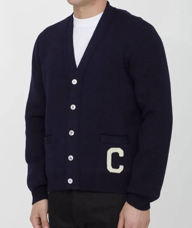 CELINE  |Wool Street Style Logo V-neck & Crew neck