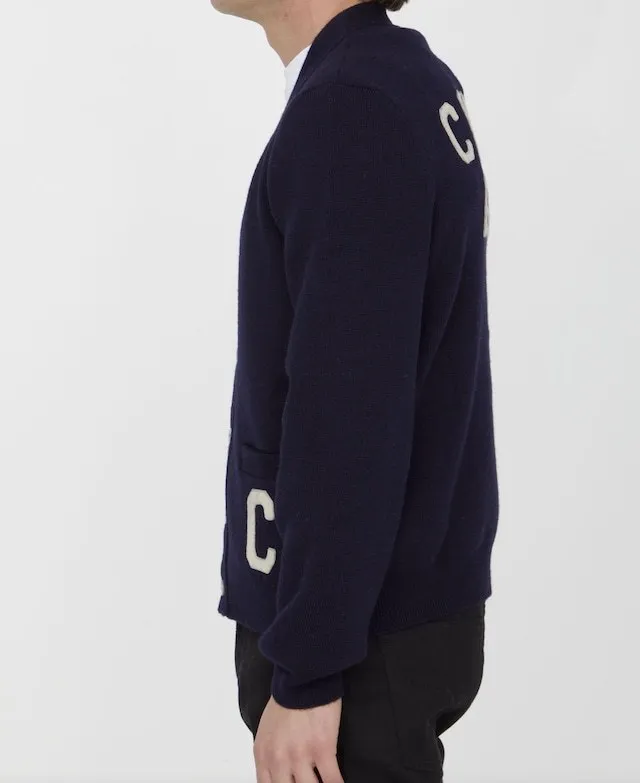 CELINE  |Wool Street Style Logo V-neck & Crew neck