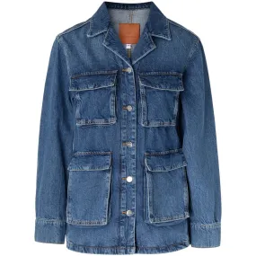 Chaqueta  Alden en denim azul