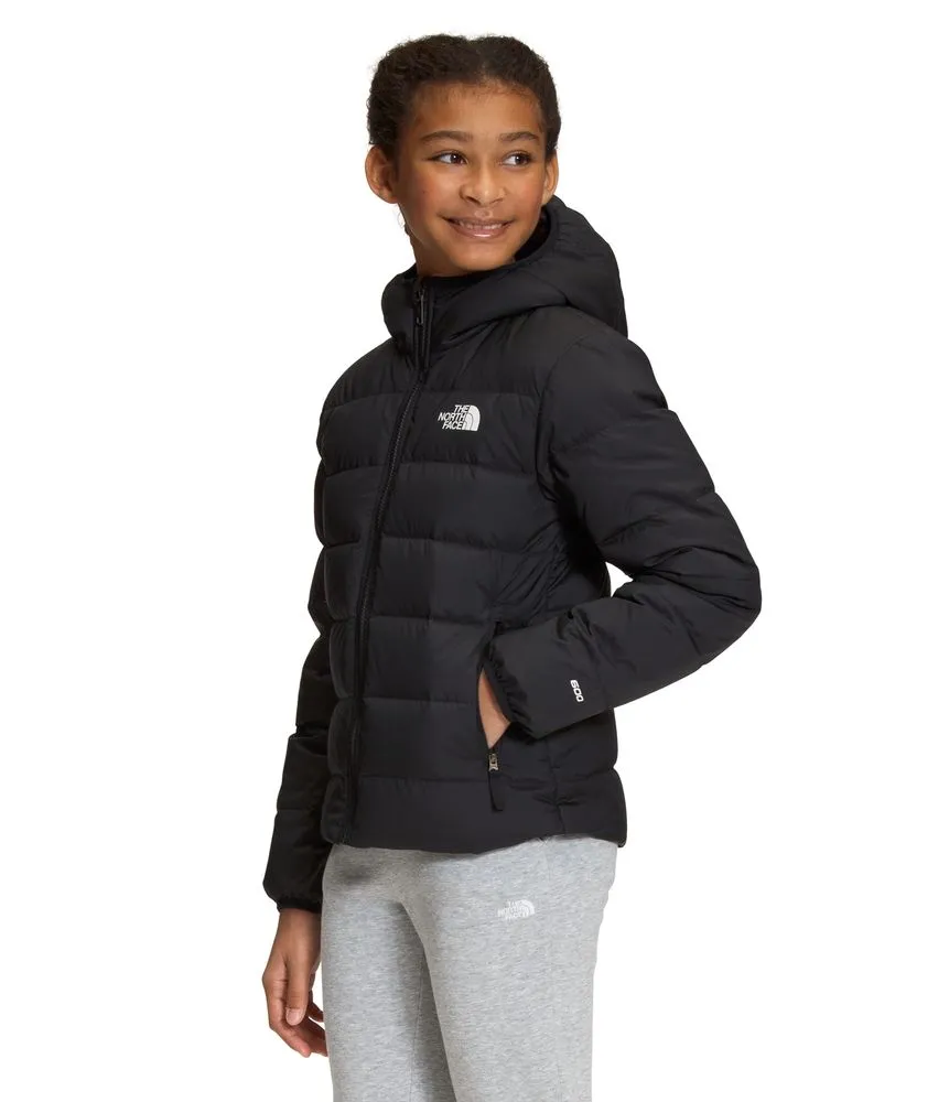 Chaqueta Reversible North Down Hooded Negra Niña The North Face