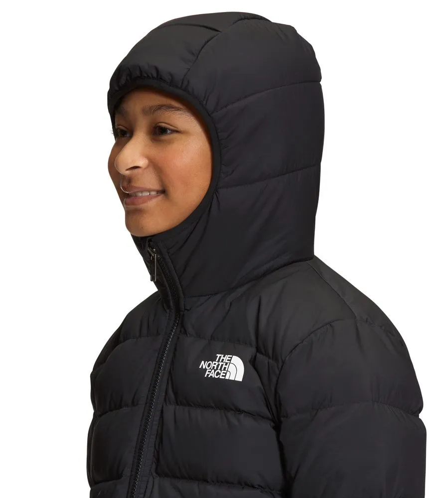 Chaqueta Reversible North Down Hooded Negra Niña The North Face