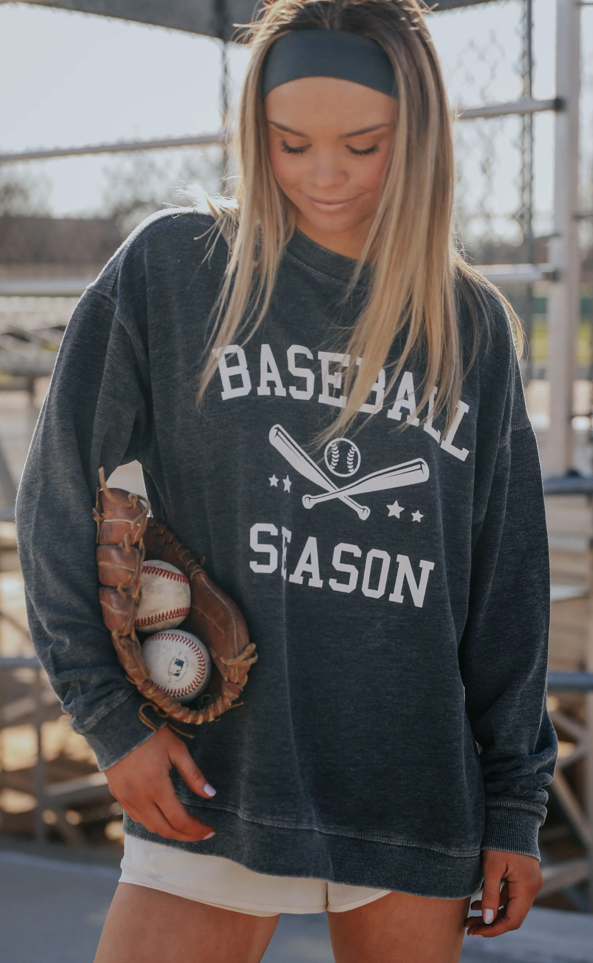 Charlie Southern Baseball Season Campus Crew Sweatshirt