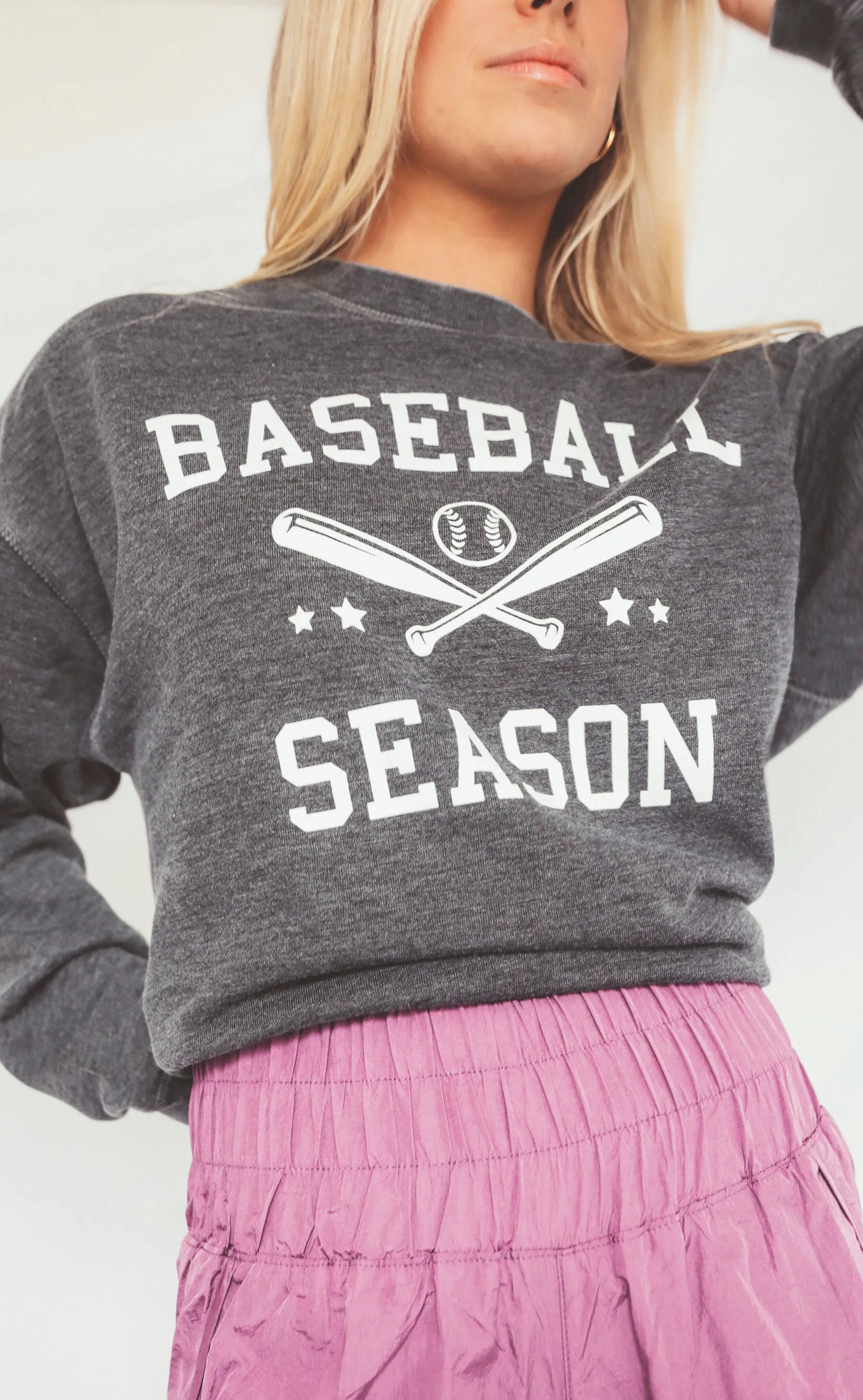 Charlie Southern Baseball Season Campus Crew Sweatshirt