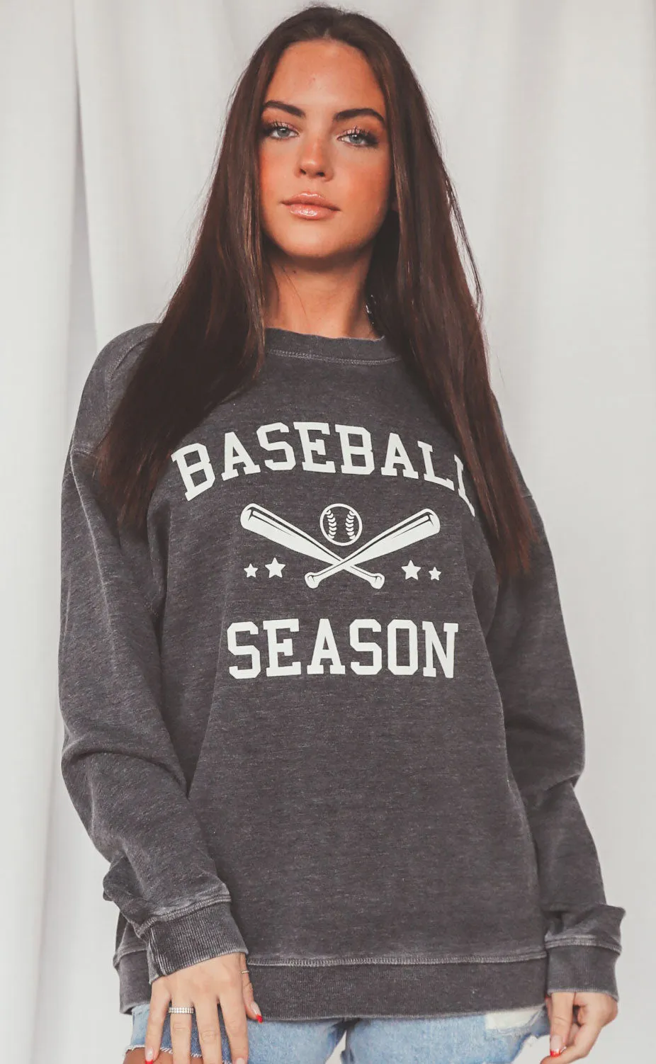 Charlie Southern Baseball Season Campus Crew Sweatshirt