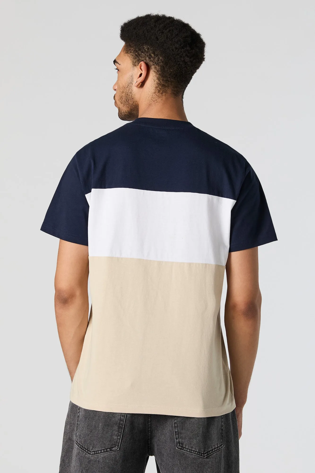 Colourblock Crewneck T-Shirt