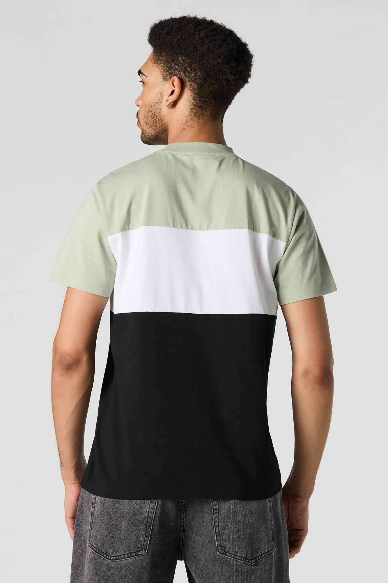 Colourblock Crewneck T-Shirt