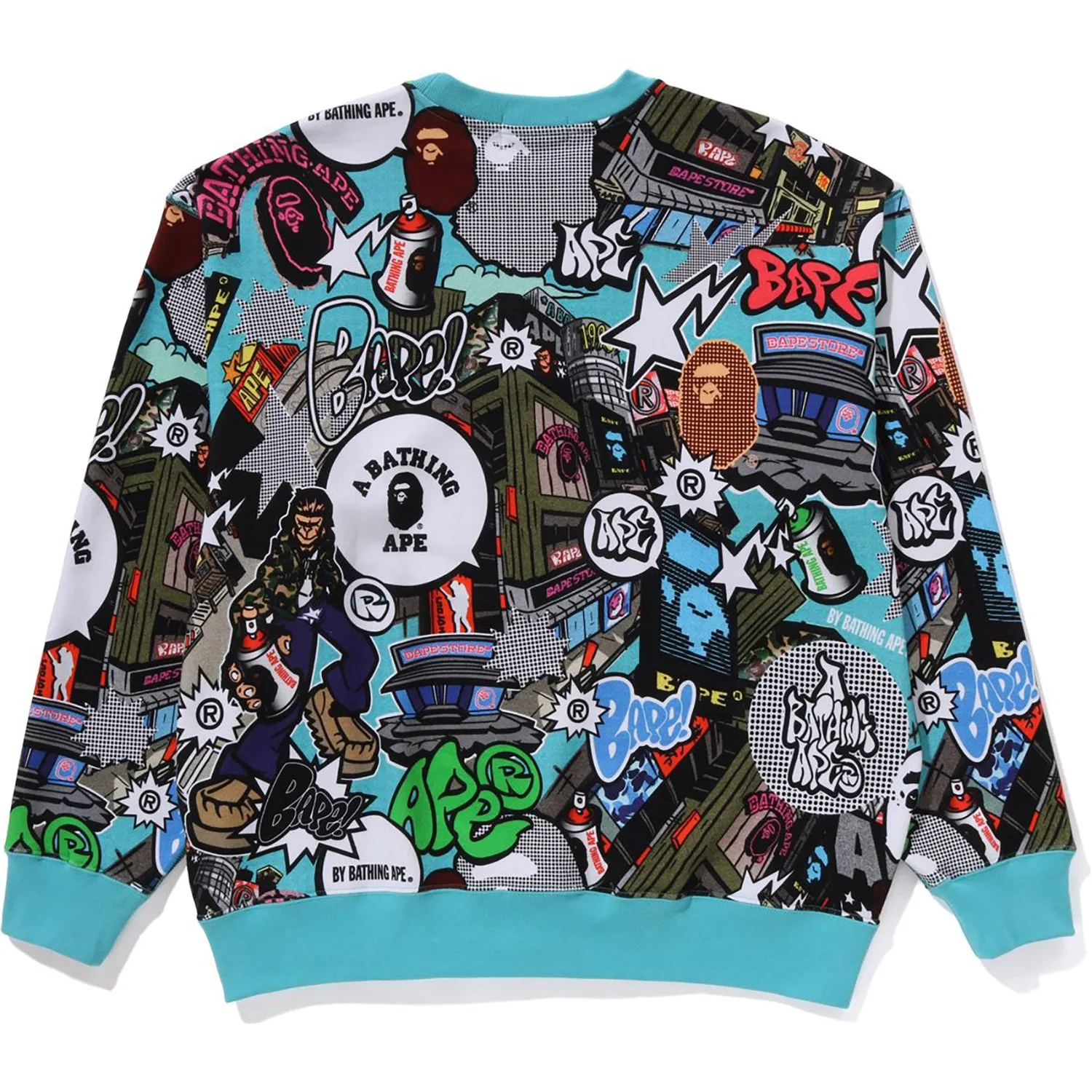 COMIC ART CREWNECK MENS