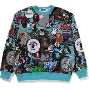 COMIC ART CREWNECK MENS