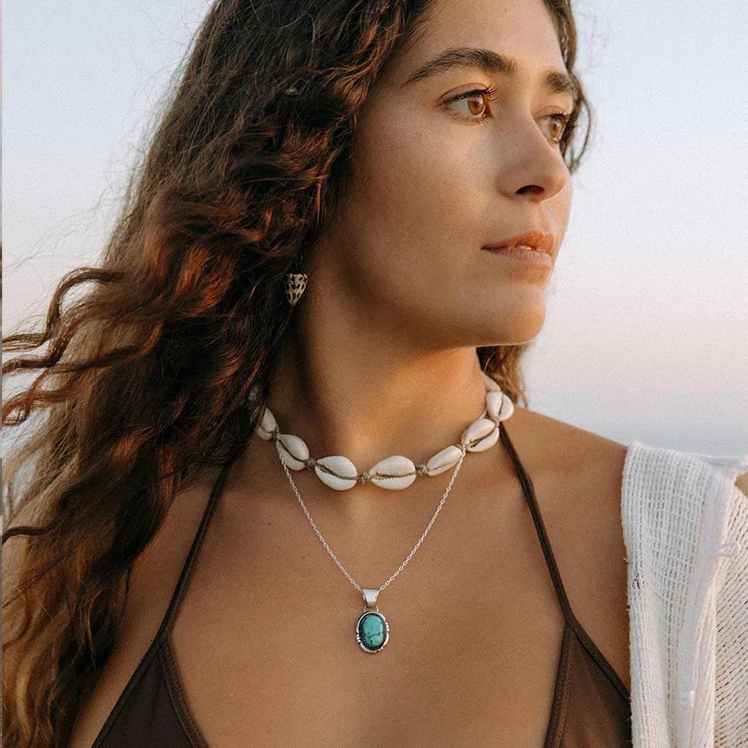 Cowrie Sea Shell Necklace