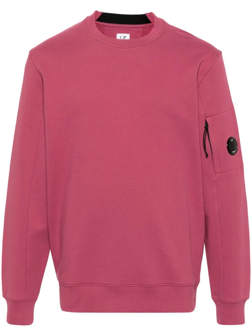 CP Company Sweat Diagonal raised fleece Red bud