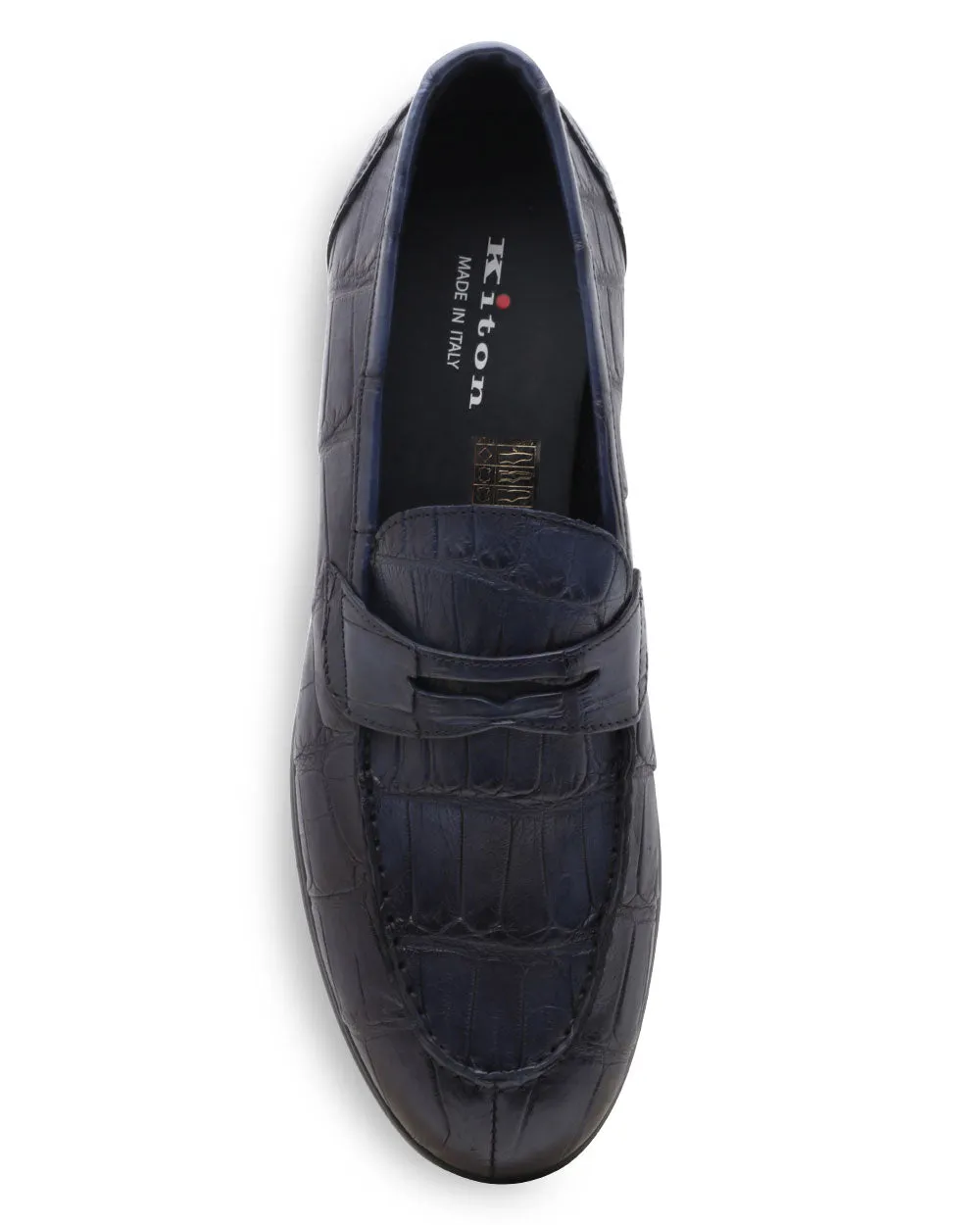 Crocodile Casual Loafer in Navy