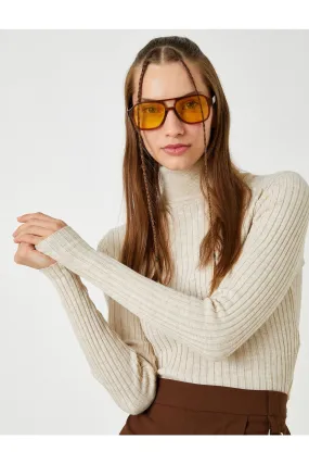 Crop Sweater Turtleneck