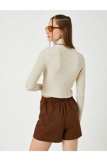 Crop Sweater Turtleneck