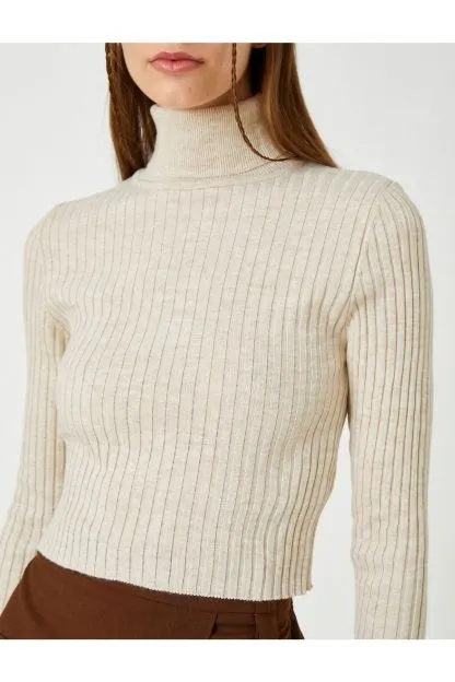 Crop Sweater Turtleneck