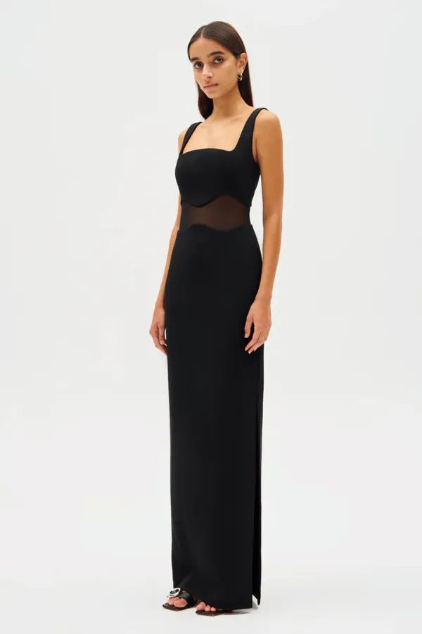 Damita Maxi Dress Black